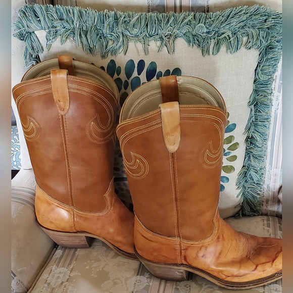 Texas Brand Cowboy Boots 12D Mens - Picture 2 of 5